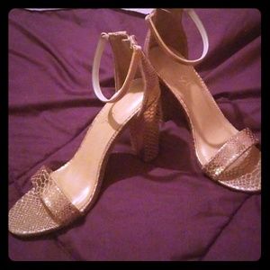 Gold heels